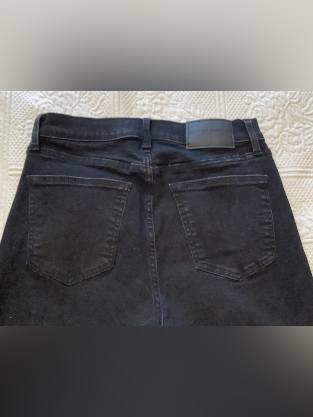 Lucky Brand High Rise Bridgette Black Cropped Jeans - Picture 7 of 11